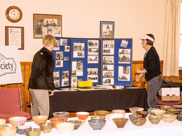 Mason Historical Society display.